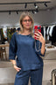 Suzie Kondi - Top - Saria Linen - Deep Navy