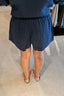 Suzie Kondi - Short - Shkip Linen - Deep Navy