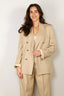 Golden Goose - blazer - Double-Breasted Blazer Gabardine - Sand