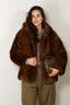 Apparis - Jas - Katin Hooded Coat - Mink