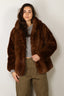 Apparis - Jas - Katin Hooded Coat - Mink