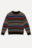 Suzie Kondi - Sweater - Kismet Jumper - Black Multi Stripe