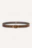 TWP - Riem - Narrow Belt - Mink/Light Gold