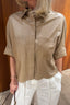 TWP - Blouse - My Newest Mistake - British Khaki