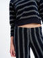 Suzie Kondi - Broek - Lito Pants - Midnight / Ivory Stripe