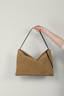 Wandler - Tas - Penelope Tote - Khaki Suede / Black