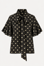 Francoise - Blouse - Alessa - Polka Dot Black / White