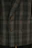 Tibi - Blazer - Papery Wool Plaid Easy Mens Blazer - Grey Multi