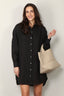 Academia - Blouse - Caterina linen - Black - BYLOTTE