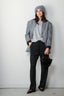 Anine Bing - blazer - Quinn - black / white - BYLOTTE