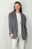 Anine Bing - Blazer - Quinn - Grey Melange - BYLOTTE