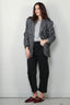 Anine Bing - blazer - Quinn - salt & pepper - BYLOTTE