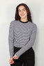 Anine Bing - shirt - Rylan - black / white stripe - BYLOTTE