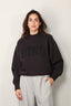 Anine Bing - Sweater - Bradie Sweatshirt Bing - Washed black - BYLOTTE