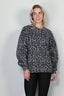 Anine Bing - Sweater - Miles - Grey Leopard - BYLOTTE