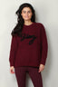 Anine Bing - Sweater - Sydney Crew - Burgundy - BYLOTTE