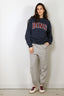 Anine Bing - Sweater - Trenton Sweatshirt Bing - Dark Blue - BYLOTTE