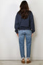 Anine Bing - Sweater - Trenton Sweatshirt Bing - Dark Blue - BYLOTTE