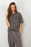 Anine Bing - T-Shirt - Cohen Tee - Grey Leopard - BYLOTTE