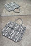 Anine Bing - Tas - Leo Canvas Tote - Python - BYLOTTE