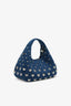 Ganni - Tas - Hobo Mini Heart Stud Denim - Navy Peony