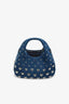 Ganni - Tas - Hobo Mini Heart Stud Denim - Navy Peony