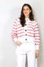 B.B. Wallace - Vest - Sherman - White / Red - BYLOTTE