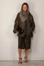 Tibi - Sweater - Cashmere Sweater Crewneck Oversized Pullover - Dark Hazelnut