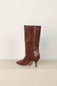 sania d'mina - Laarzen - Avenue Mid Wide Shaft - Brown Leather