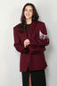 Blaze x BYLOTTE - Blazer - Special Blaze By Lotte R - Burgundy - BYLOTTE