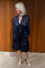 Vince - Blouse - Band Collar Blouse - Coastal