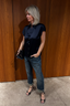 Vince - Blouse - Cap Slv Ruched Bk Blouse - Coastal