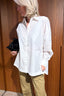 Tibi - Blouse - New Shirting Gabe Oversized Shirt - White