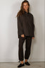 Aiayu - Blouse - Shirt - Smokey Brown