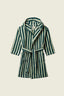 Bongusta - Badjas - Naram Kids Bathrobe - Sea Foam & Deepl Teal - BYLOTTE