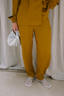 Tibi - Broek - Eco Acetate Viscose Grace Trouser - Mustard