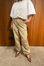 Denimist - Broek - Cropped Cargo - Khaki Sand