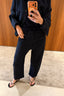 Nili Lotan - Broek - Shon Wool - Midnight