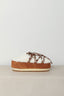 Moon Boot - Sandalen - Mule Shearling - Whisky / Off White