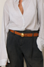 Ralph Lauren - Riem - Btn Belt Medium - Cuoio