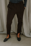 Tibi - Broek - Active Knit Sporty Stirrup - Burnt Umber