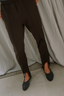 Tibi - Broek - Active Knit Sporty Stirrup - Burnt Umber