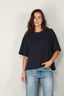 BYLOTTE Studios - T-shirt - Hailey Tee - Navy - BYLOTTE