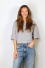 BYLOTTE Studios - T-Shirt - Olsen Tee - Grey Melange - BYLOTTE