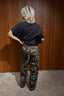 Tibi - Broek - Camouflage Twill Tuck Jean - Army Multi