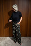 Tibi - Broek - Camouflage Twill Tuck Jean - Army Multi