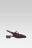 Carel - Sandalen - Peche - Brown Patent