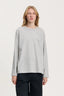Aiayu - Top - Circular Long Sleeve Melange - Mix Grey Melange