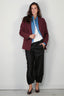 Closed - Blazer - Fitted Doublebreasted - Dark Raisin Red - BYLOTTE