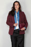 Closed - Blazer - Fitted Doublebreasted - Dark Raisin Red - BYLOTTE